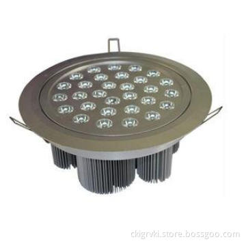 High Power 24W Aluminum LED Ceiling Light 1680 Lumen Exhibi